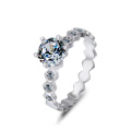 серебряные украшения 925 пробы обручальное кольцо необычные уникальные подарки для подруги кубический цирконий бриллиантовые обручальные кольца для женщин